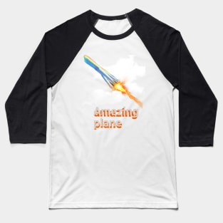 amazing plane art Design Baseball T-Shirt